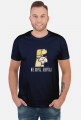 Nie kupuj, adoptuj / męski t-shirt / ciemny