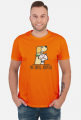 Nie kupuj, adoptuj / męski t-shirt / jasny