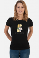 Nie kupuj, adoptuj / damski t-shirt / jasny