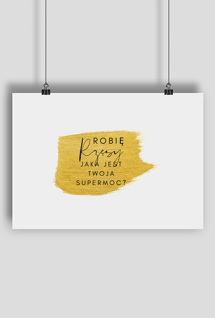 Plakat "Supermoc"
