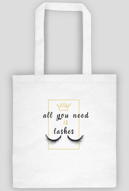 Torba "All you need is lashes"