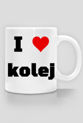 Kubek "I love kolej"