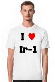 Koszulka damska "I love Ir-1"