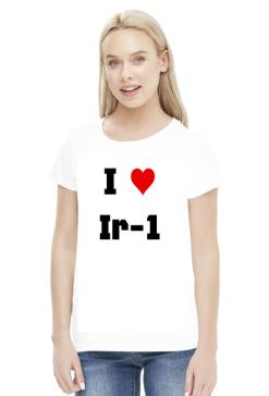 Koszulka damska "I love Ir-1"