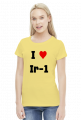 Koszulka damska "I love Ir-1"