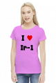 Koszulka damska "I love Ir-1"