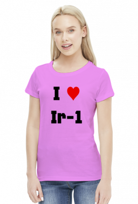 Koszulka damska "I love Ir-1"