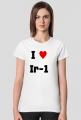 Koszulka damska "I love Ir-1"