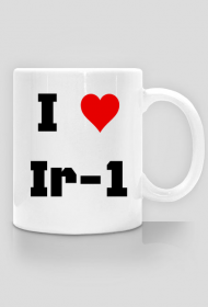 Kubek "I love Ir-1"