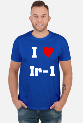 Koszulka męska "I love Ir-1"
