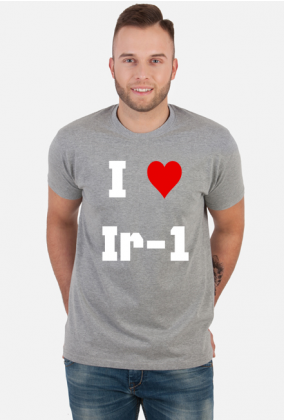 Koszulka męska "I love Ir-1"