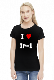 Koszulka damska "I love Ir-1"