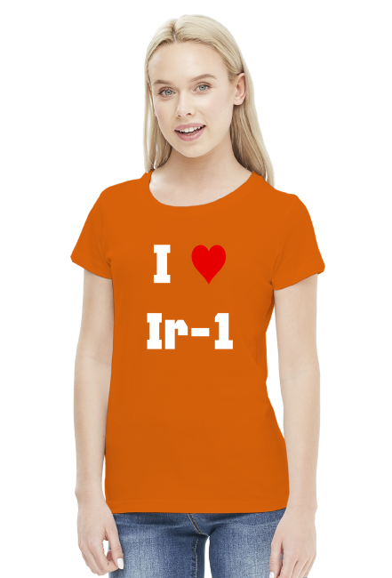 Koszulka damska "I love Ir-1"