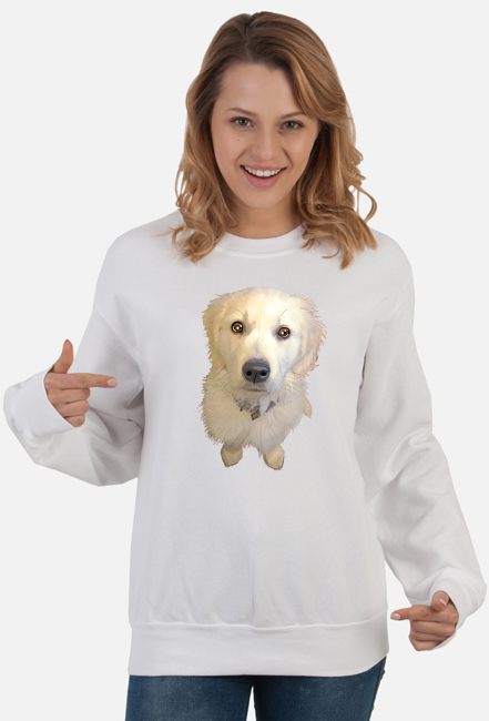 Golden Retriever - bluza damska z Twoim Psem