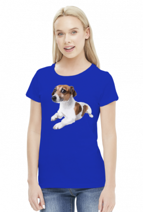 Jack Russell Terrier  Koszulka damska z Twoim Psem