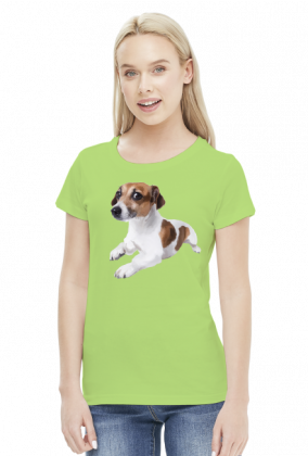 Jack Russell Terrier  Koszulka damska z Twoim Psem