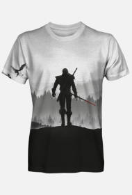 Koszulka Męska Geralt Black and White - Limited Edition