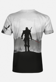 Koszulka Męska Geralt Black and White - Limited Edition