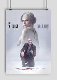Plakat A1 Geralt - Polowanie : Edycja Limitowana