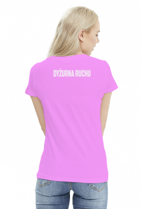 Koszulka damska "Dyżurna ruchu"
