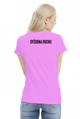 Koszulka damska "Dyżurna ruchu"