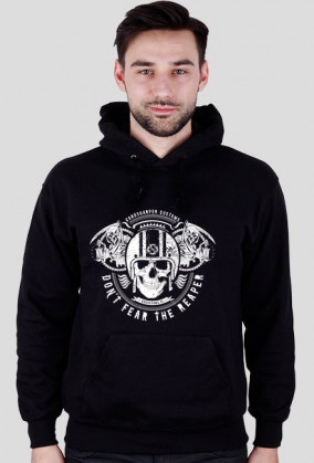 skull helmet BLUZA KAPTUR