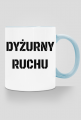 Kubek z kolorowym uchem "Dyżurny ruchu"