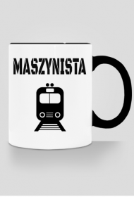 Kubek z kolorowym uchem "Maszynista"