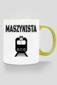 Kubek z kolorowym uchem "Maszynista"