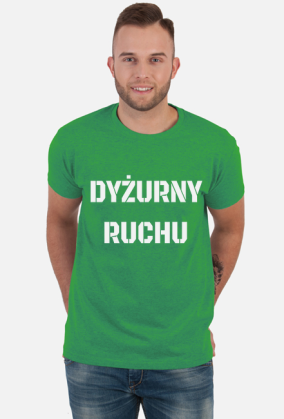Koszulka męska "Dyżurny ruchu"