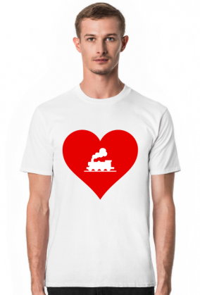 Koszulka męska "Kocham kolej 2"