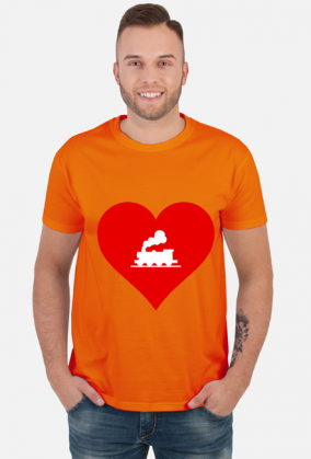 Koszulka męska "Kocham kolej 2"