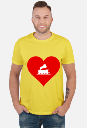 Koszulka męska "Kocham kolej 2"