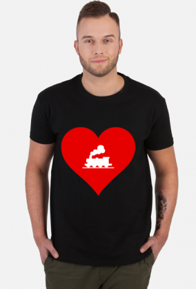 Koszulka męska "Kocham kolej 2"