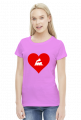 Koszulka damska "Kocham kolej 2"
