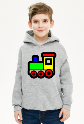 Bluza dziecięca z kapturem "Ciuchcia"