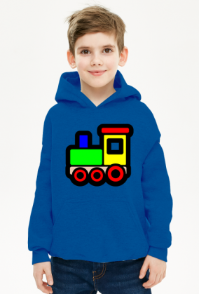 Bluza dziecięca z kapturem "Ciuchcia"