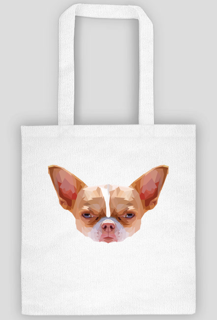 Chihuahua geometryczna  torba z Twoim Zwierzakiem