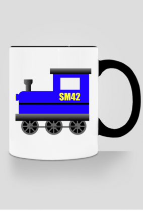 Kubek z kolorowym uchem "SM42"