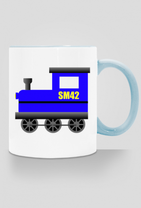 Kubek z kolorowym uchem "SM42"