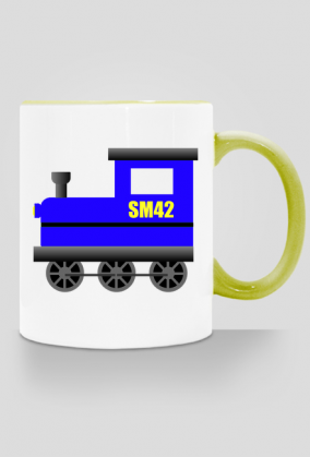 Kubek z kolorowym uchem "SM42"