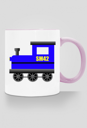 Kubek z kolorowym uchem "SM42"