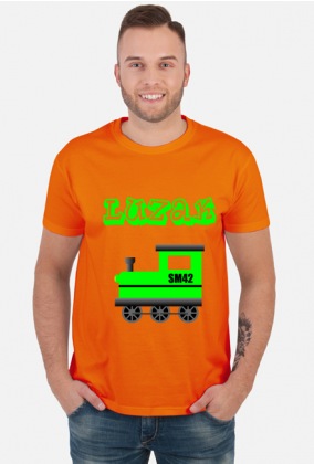 Koszulka męska "Luzak SM42 zielony"