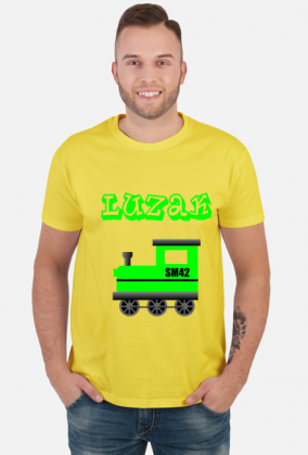 Koszulka męska "Luzak SM42 zielony"