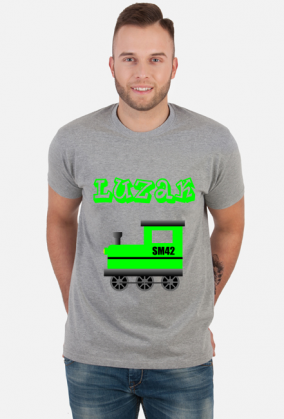 Koszulka męska "Luzak SM42 zielony"