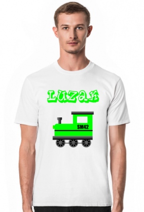 Koszulka męska "Luzak SM42 zielony"