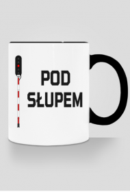 Kubek z kolorowym uchem "Pod słupem"