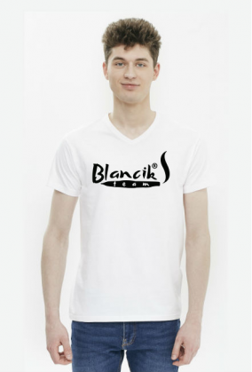 T-Shirt Biały Blancik Team Męski