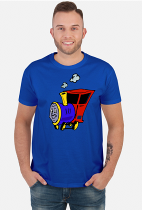 Koszulka męska "Wesoła lokomotywa"