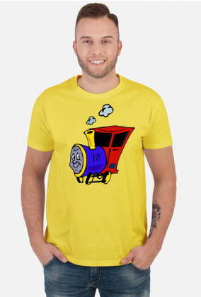 Koszulka męska "Wesoła lokomotywa"
